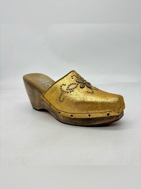 VTG Calleen Cordero Square Toe Studded Mule